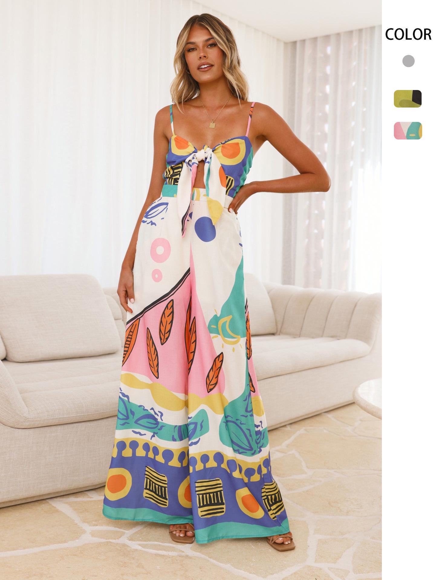 Della Statement Printed Jumpsuit