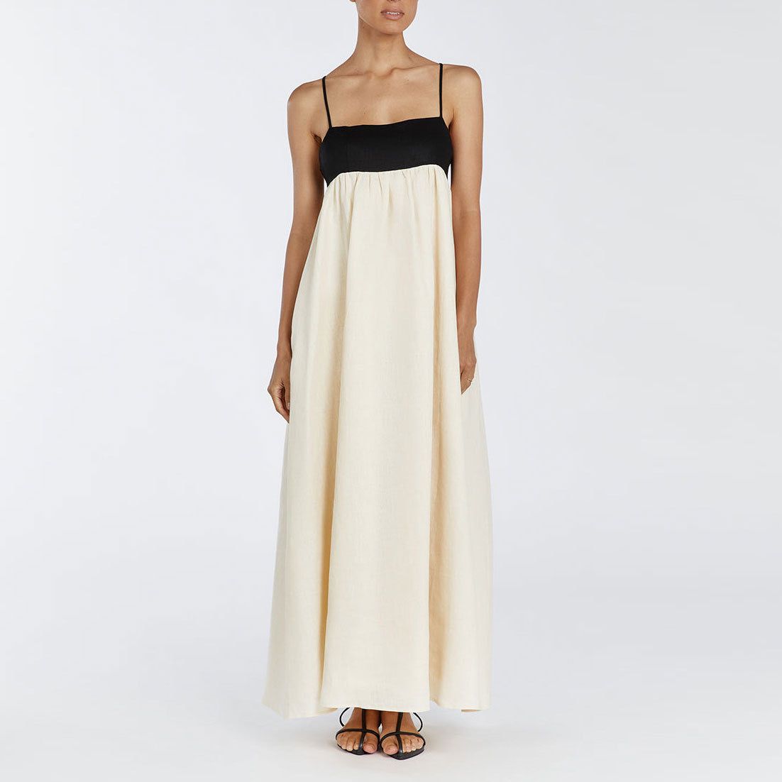 Milla Summer Holiday Midi Dress In Ivory