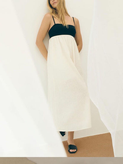 Milla Summer Holiday Midi Dress In Ivory