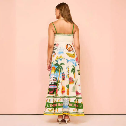 Paradise Printed Summer Dress