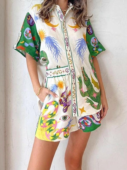 Danny Printed Summer Coord