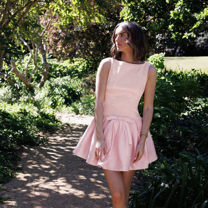 Denica Summer Mini Dress In Pink
