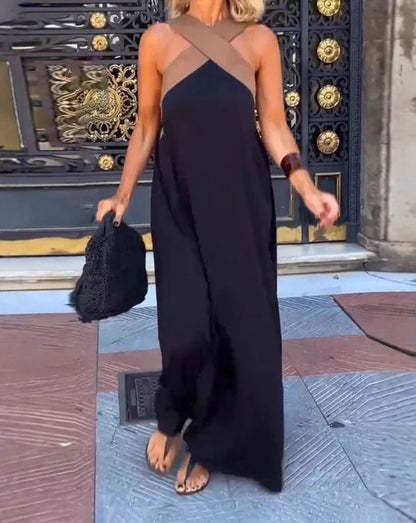 Jemini Summer Holiday Dress In Black