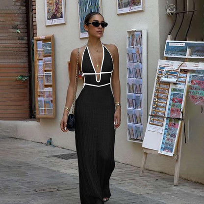 Sassa Luxe Soft Knit Dress In Black