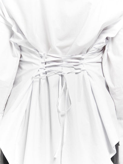 Nelli Statement Formal Shirt In White