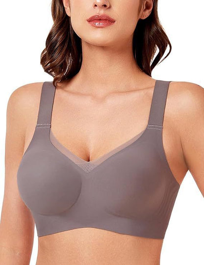 Anne Luxe Seamless Bralettes In Lilac Luster