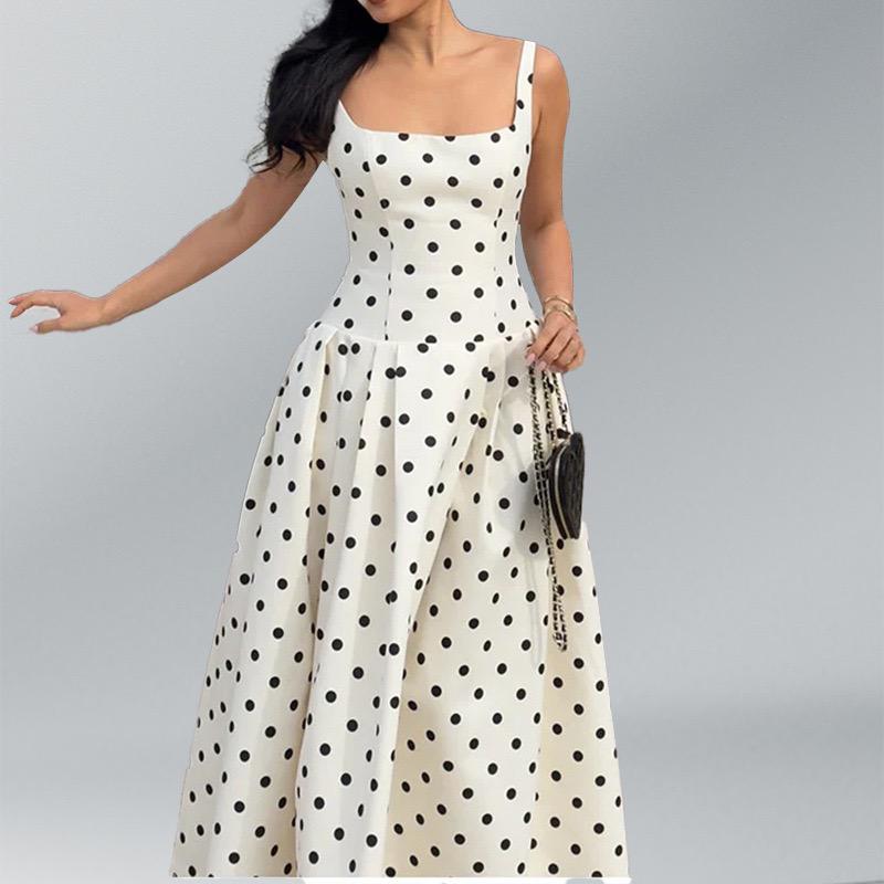 Neiman Polka Summer Holiday Maxi Dress