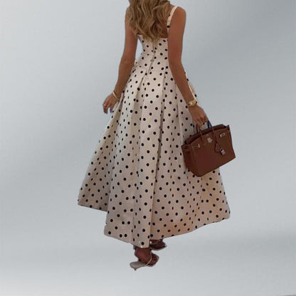 Neiman Polka Summer Holiday Maxi Dress