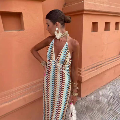 Reba Soft Crochet Dress -Resortwear