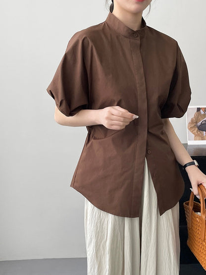 Kayno Statement Formal Shirt In Brown