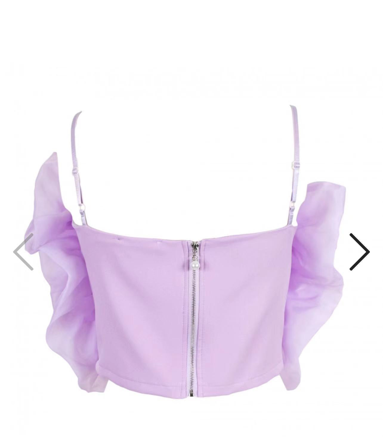 Sage Statement Floral Top