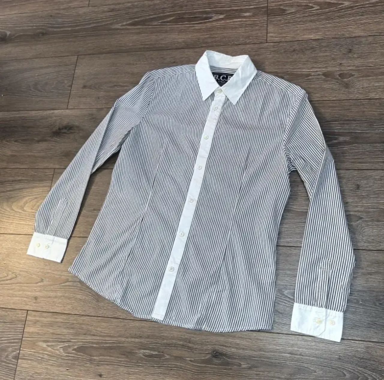 Romello Striped Formal Shirt In Black