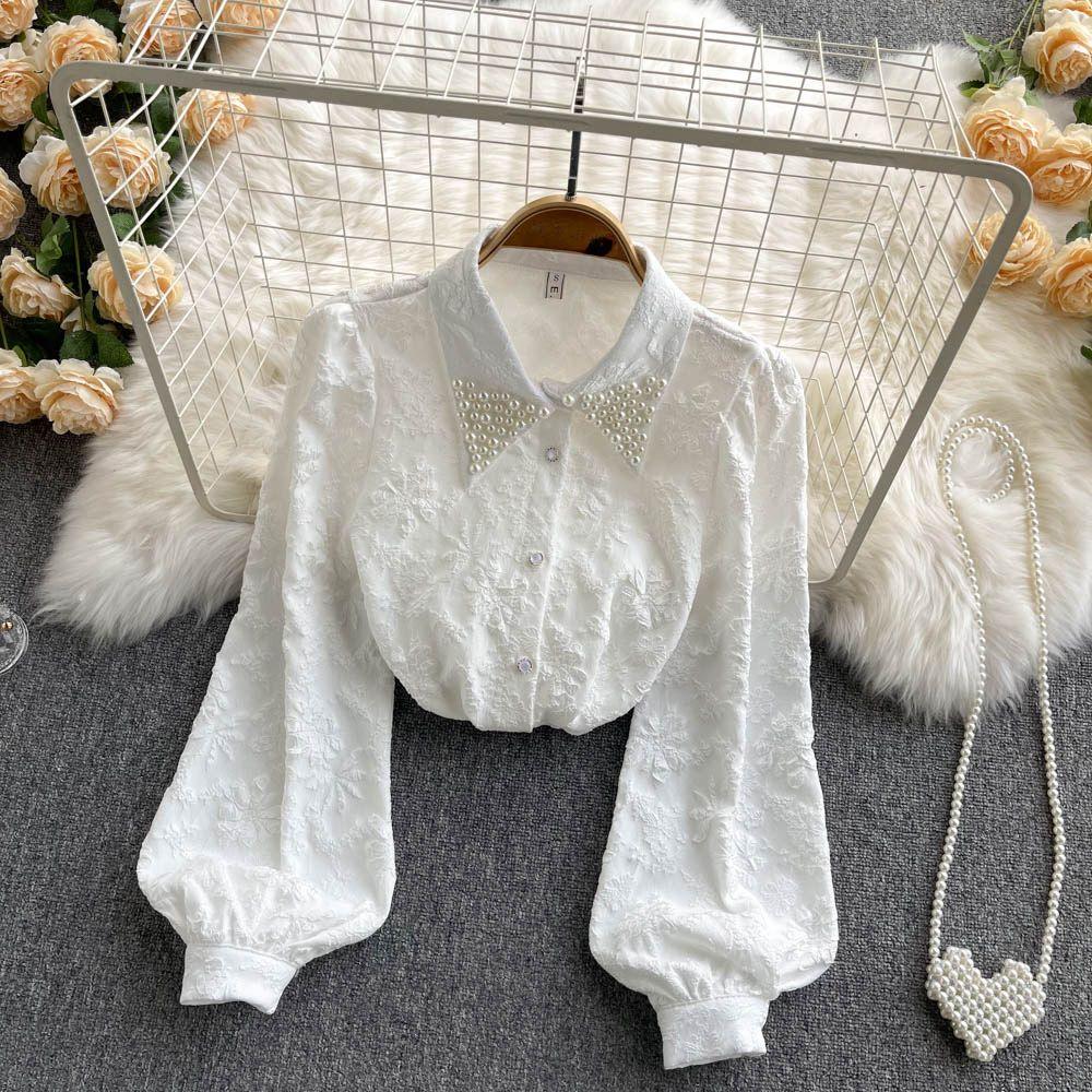 Sebia Embroidered Blouse In White