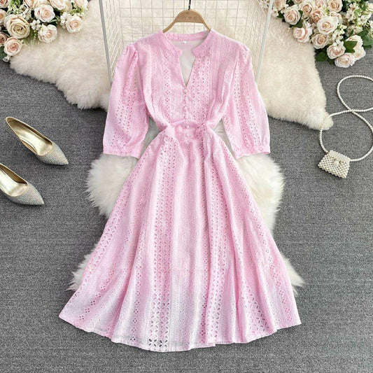 Eloise Summer Dress In Pink