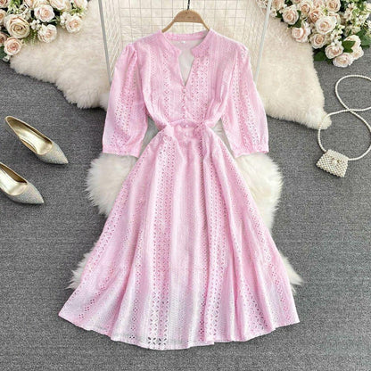 Eloise Summer Dress In Pink