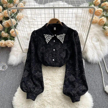 Sebia Embroidered Blouse In Black