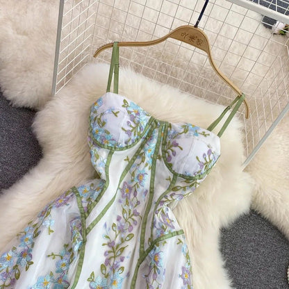 Rupanzel Embroidered Dress