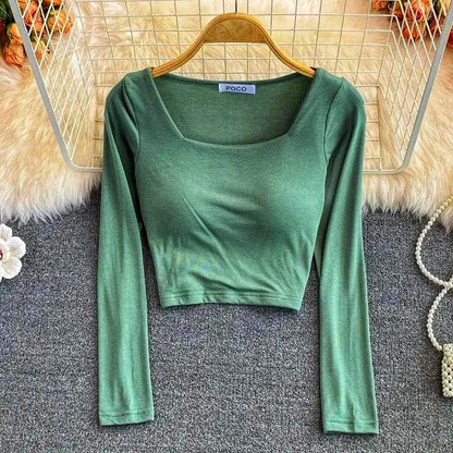 Port Summer Tops with Inbuilt Bra In Green
