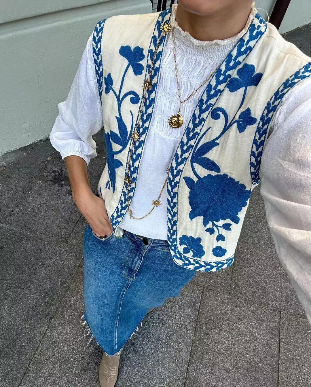 Sarai Statement Vest Top