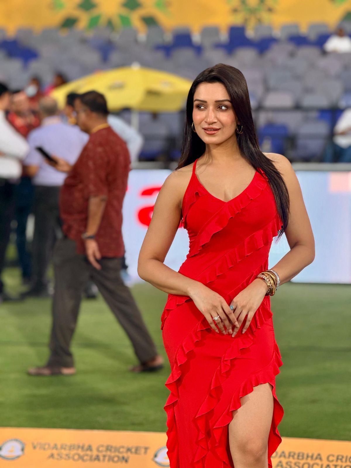 Celosia Ruffled Maxi Dress