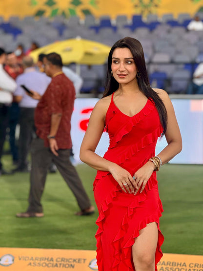 Celosia Ruffled Maxi Dress