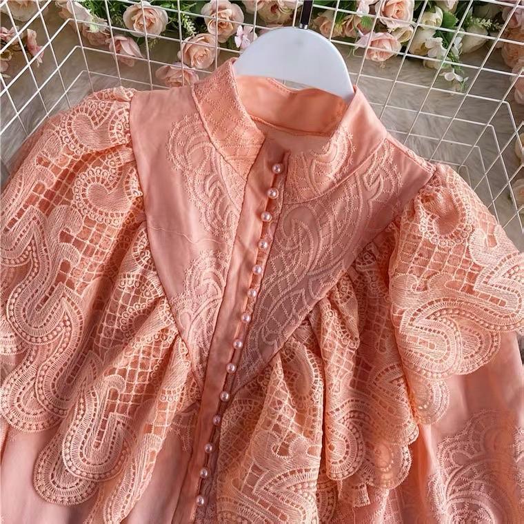 Silvia Eyelet Luxury Blouse