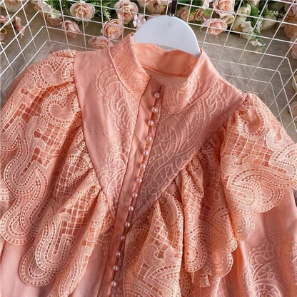 Silvia Eyelet Luxury Blouse