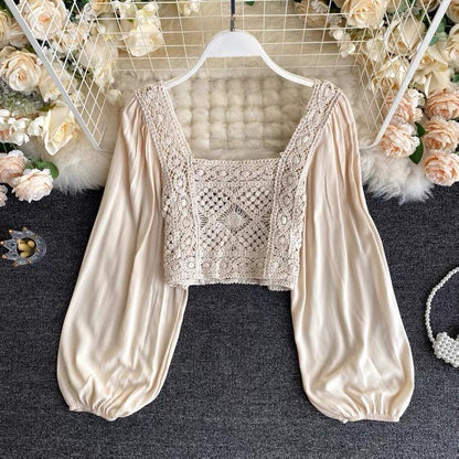 Alma Crochet Blouse