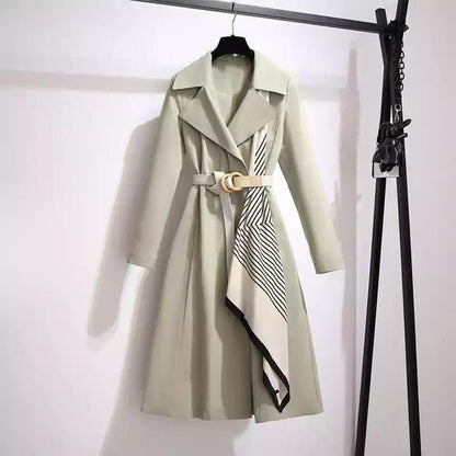 Dibella Luxury Trenchcoats In Pista Green