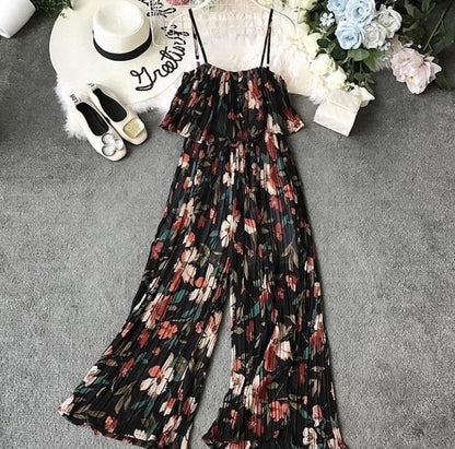 Coachella Pleated Jumpsuit