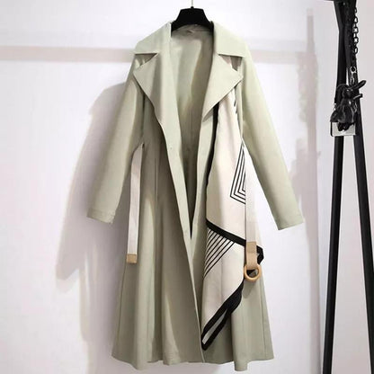 Dibella Luxury Trenchcoats In Pista Green