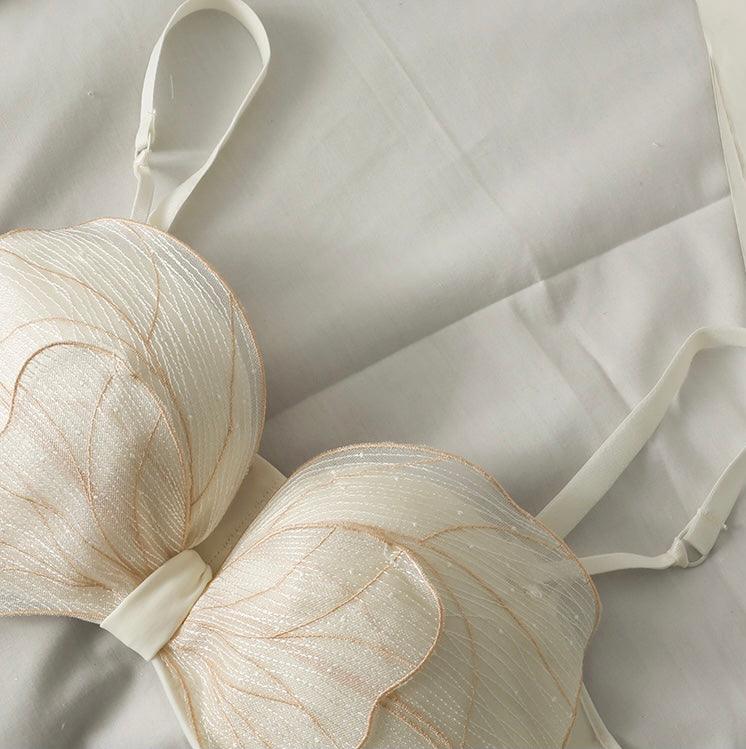 Butterfly Bralettes In White
