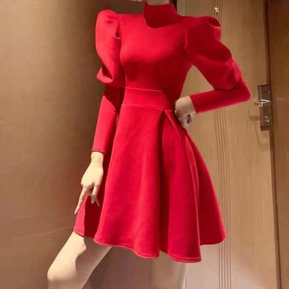 Laura Puffed Sleeve Dress