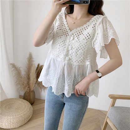 Mertha Eyelet Blouse