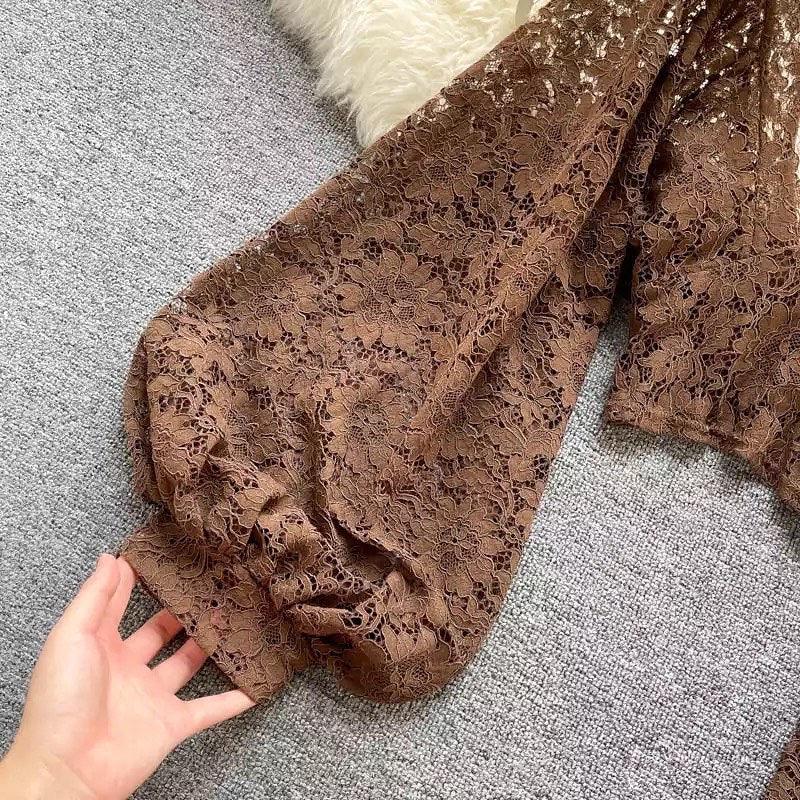 Silvia Luxury Lace Blouse