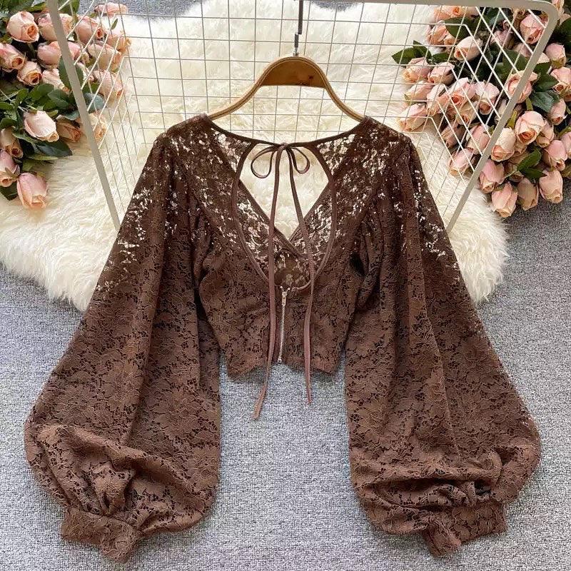 Silvia Luxury Lace Blouse