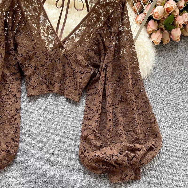 Silvia Luxury Lace Blouse